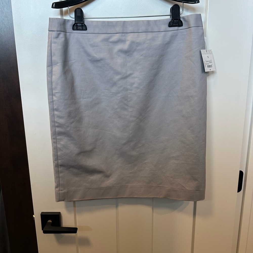 Liz Claiborne Gray Pencil Skirt Knee-Length Work